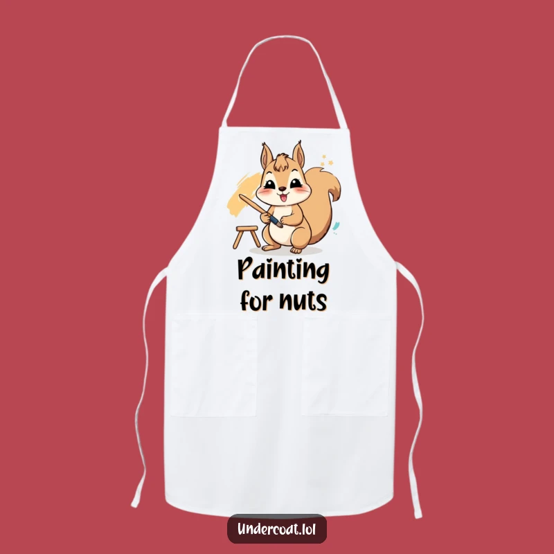 Funny Squirrel Artist Apron - Kitchen Vibrance, Perfect Humorous Cooking Gift
