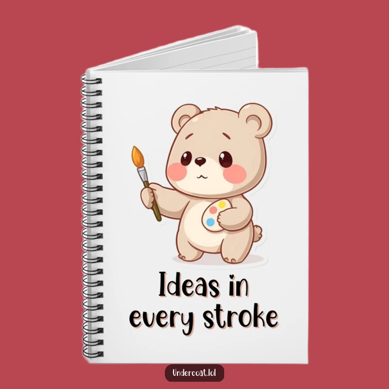 Funny Bear Artist Notebook: Playful Painter Journal, Gift for Writers